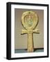 Mirror Case in the Form of an Ankh, from the Tomb of Tutankhamun (circa 1370-52 BC) New Kingdom-null-Framed Giclee Print