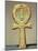 Mirror Case in the Form of an Ankh, from the Tomb of Tutankhamun (circa 1370-52 BC) New Kingdom-null-Mounted Giclee Print