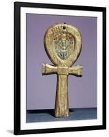 Mirror Case in the Form of an Ankh, Thebes, Egypt-Robert Harding-Framed Photographic Print