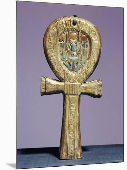 Mirror Case in the Form of an Ankh, Thebes, Egypt-Robert Harding-Mounted Photographic Print