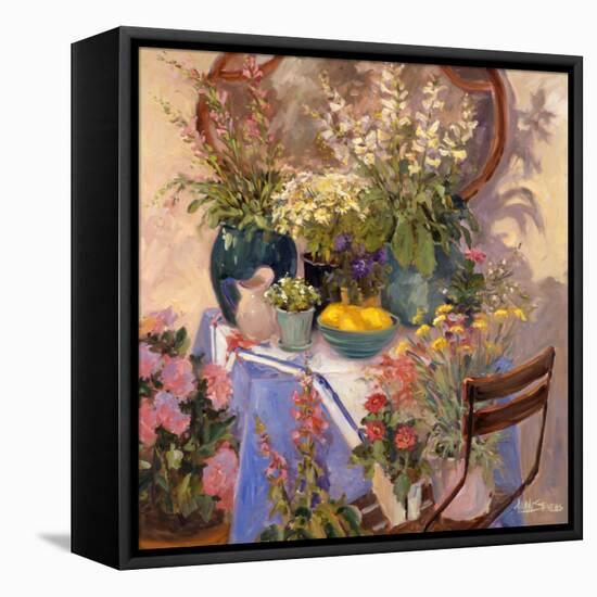 Mirror Flowers-Allayn Stevens-Framed Stretched Canvas