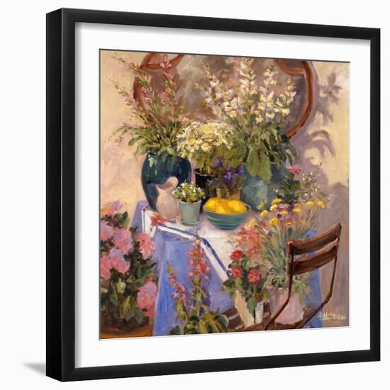 Mirror Flowers-Allayn Stevens-Framed Art Print