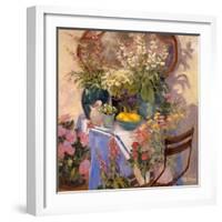 Mirror Flowers-Allayn Stevens-Framed Art Print