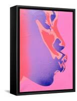 Mirror Geisha-Abstract Graffiti-Framed Stretched Canvas