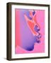 Mirror Geisha-Abstract Graffiti-Framed Giclee Print