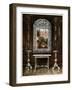 Mirror, Gueridons, and Table Overlaid with Silver Plaques, 1910-Edwin Foley-Framed Premium Giclee Print