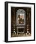 Mirror, Gueridons, and Table Overlaid with Silver Plaques, 1910-Edwin Foley-Framed Premium Giclee Print
