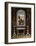 Mirror, Gueridons, and Table Overlaid with Silver Plaques, 1910-Edwin Foley-Framed Giclee Print