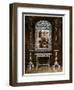 Mirror, Gueridons, and Table Overlaid with Silver Plaques, 1910-Edwin Foley-Framed Giclee Print