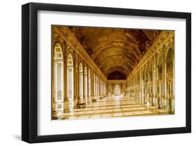 Mirror Hall Palace Versailles-null-Framed Art Print