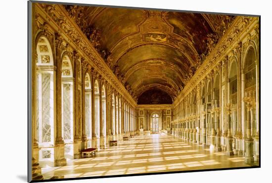 Mirror Hall Palace Versailles-null-Mounted Art Print