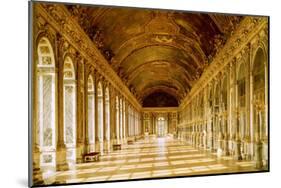 Mirror Hall Palace Versailles-null-Mounted Art Print