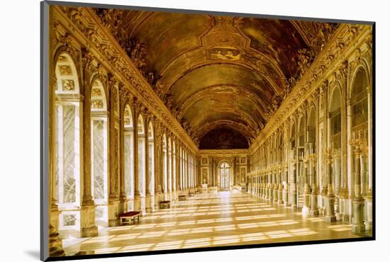 Mirror Hall Palace Versailles-null-Mounted Art Print