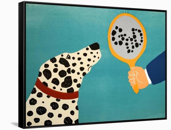Mirror Image Of Dog-Stephen Huneck-Framed Stretched Canvas