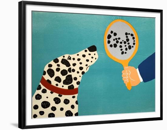 Mirror Image Of Dog-Stephen Huneck-Framed Premium Giclee Print