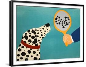 Mirror Image Of Dog-Stephen Huneck-Framed Premium Giclee Print