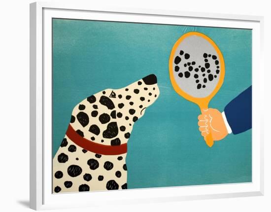 Mirror Image Of Dog-Stephen Huneck-Framed Premium Giclee Print