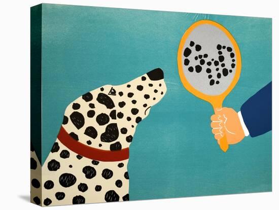 Mirror Image Of Dog-Stephen Huneck-Stretched Canvas