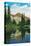 Mirror Lake and Mt. Rainier - Rainier National Park-Lantern Press-Stretched Canvas