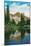 Mirror Lake and Mt. Rainier - Rainier National Park-Lantern Press-Mounted Art Print