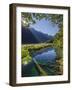 Mirror Lake, Fiordland National Park, Southland, South Island, New Zealand-Rainer Mirau-Framed Photographic Print