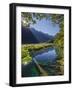 Mirror Lake, Fiordland National Park, Southland, South Island, New Zealand-Rainer Mirau-Framed Photographic Print