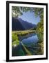 Mirror Lake, Fiordland National Park, Southland, South Island, New Zealand-Rainer Mirau-Framed Photographic Print