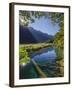 Mirror Lake, Fiordland National Park, Southland, South Island, New Zealand-Rainer Mirau-Framed Photographic Print