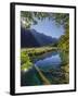 Mirror Lake, Fiordland National Park, Southland, South Island, New Zealand-Rainer Mirau-Framed Photographic Print