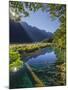 Mirror Lake, Fiordland National Park, Southland, South Island, New Zealand-Rainer Mirau-Mounted Photographic Print