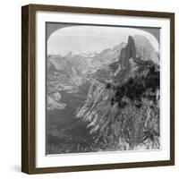 Mirror Lake, Half Dome and Clouds Rest, Yosemite Valley, California, USA, 1902-Underwood & Underwood-Framed Giclee Print