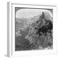 Mirror Lake, Half Dome and Clouds Rest, Yosemite Valley, California, USA, 1902-Underwood & Underwood-Framed Giclee Print