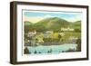 Mirror Lake, Lake Placid, New York-null-Framed Art Print