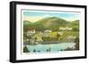 Mirror Lake, Lake Placid, New York-null-Framed Art Print