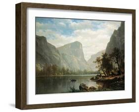 Mirror Lake, Yosemite Valley-Albert Bierstadt-Framed Art Print