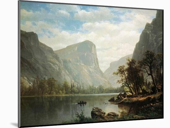 Mirror Lake, Yosemite Valley-Albert Bierstadt-Mounted Art Print