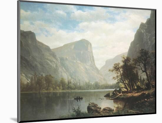 Mirror Lake, Yosemite Valley-Albert Bierstadt-Mounted Art Print