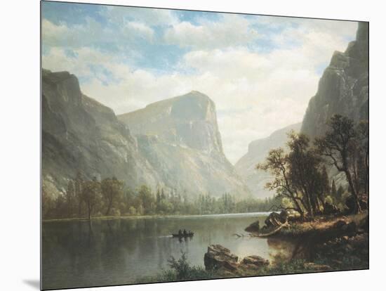 Mirror Lake, Yosemite Valley-Albert Bierstadt-Mounted Art Print