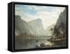 Mirror Lake, Yosemite Valley-Albert Bierstadt-Framed Stretched Canvas