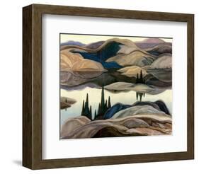 Mirror Lake-Franklin Carmichael-Framed Art Print