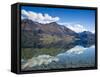 Mirror-Like Reflections on Lake Wakatipu Near Glenorchy in New Z-Sergio Ballivian-Framed Stretched Canvas