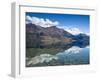 Mirror-Like Reflections on Lake Wakatipu Near Glenorchy in New Z-Sergio Ballivian-Framed Photographic Print