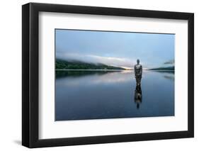 Mirror Man of Loch Earn, Highlands, Scotland, United Kingdom, Europe-Karen Deakin-Framed Photographic Print