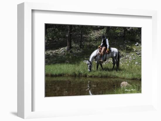 Mirror Mirror (color)-Barry Hart-Framed Art Print