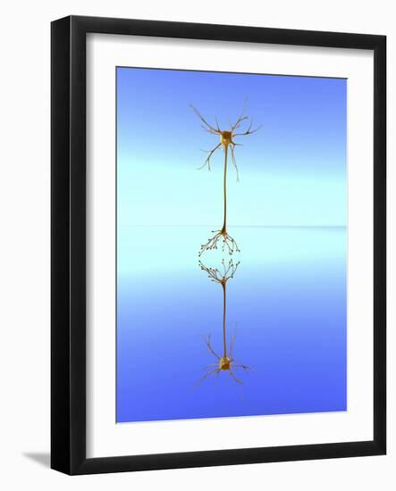 Mirror Neuron, Conceptual Image-PASIEKA-Framed Photographic Print