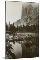 Mirror View, El Capitan, Yosemite Park, California, 1866-Carleton Watkins-Mounted Giclee Print