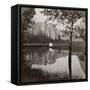 Mirror View of Cathedral Rocks, Yosemite Valley, California, USA, 1902-Underwood & Underwood-Framed Stretched Canvas