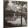 Mirror View of Cathedral Rocks, Yosemite Valley, California, USA, 1902-Underwood & Underwood-Mounted Photographic Print