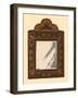 Mirror with walnut frame with inlaid marquetry, 1905-Shirley Slocombe-Framed Giclee Print