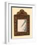 Mirror with walnut frame with inlaid marquetry, 1905-Shirley Slocombe-Framed Giclee Print